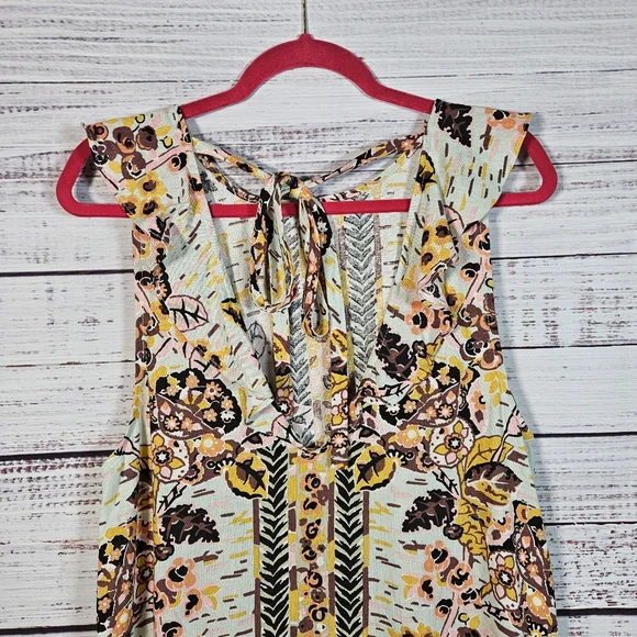 Free People floral tunic mini dress - Picture 9 of 12